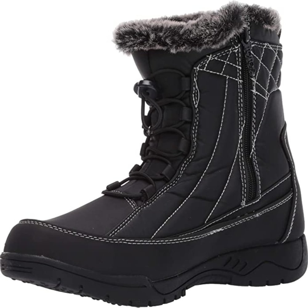 Totes Eve Black Winter Boots